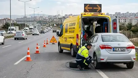 Gaziantep Yerinde Lastik Değişimi